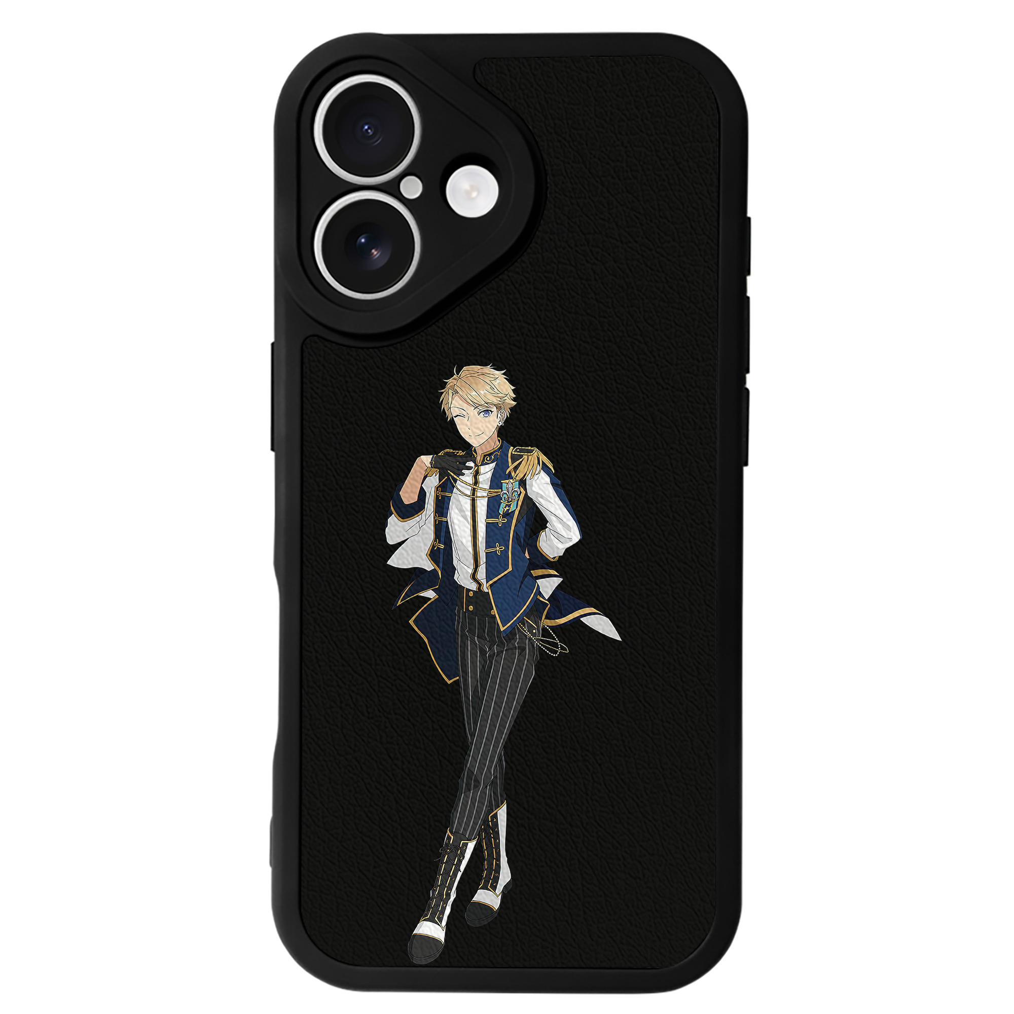 （画像用） あんさんぶるスターズ! Ensemble Stars 【iPhone 16シリーズ対応】シリコンスマホケース（レザー調） 材質：シリコン